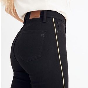 Madewell Cali Demi-Boot jeans gold piping edition